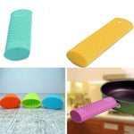 2 pezzi di manico in silicone spesso e durevole, manicotto isolante termico multicolore, antiscivolo, antiscivolo, con manico morbido
