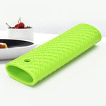 2 pezzi di manico in silicone spesso e durevole, manicotto isolante termico multicolore, antiscivolo, antiscivolo, con manico morbido