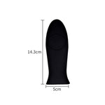 2 pezzi di copertura antiscivolo per manico in silicone per pentola per cucina, manico morbido e spesso