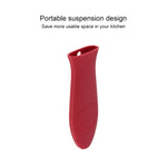 2 pezzi di copertura antiscivolo per manico in silicone per pentola per cucina, manico morbido e spesso