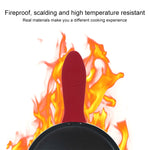 2 pezzi di copertura antiscivolo per manico in silicone per pentola per cucina, manico morbido e spesso