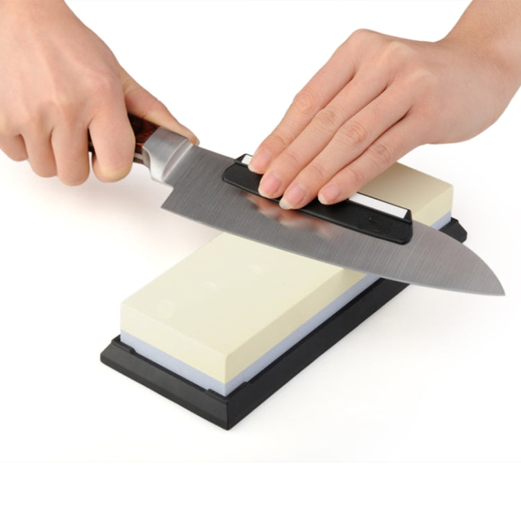 Pietra per affilare la cucina domestica in pietra di petrolio affilata su due lati in corindone bianco, 240/800, 400/1000, 1000/3000