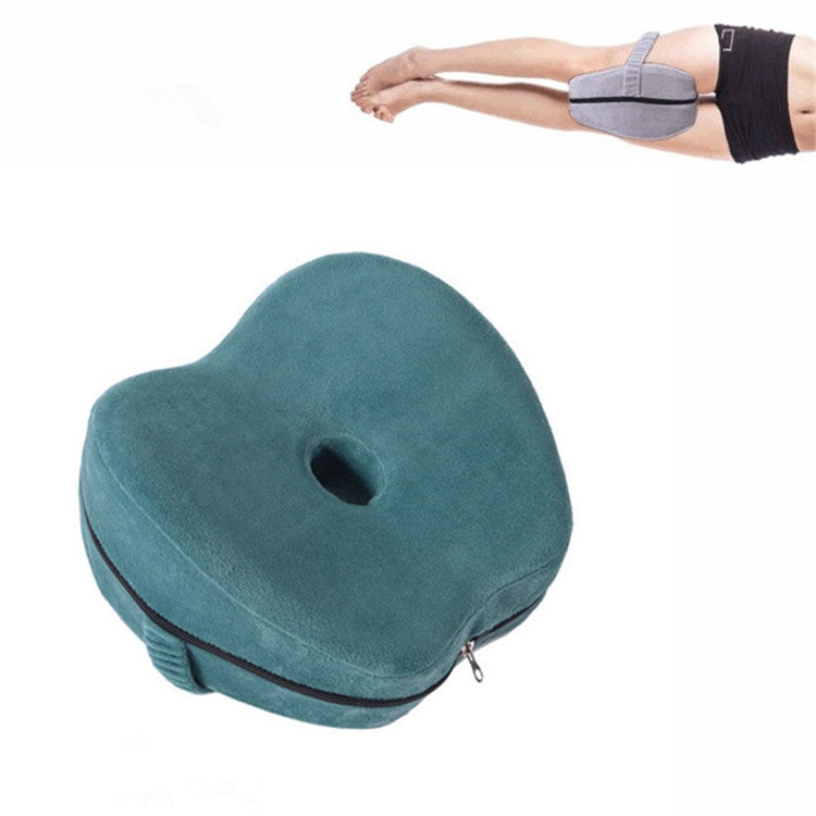 Cuscino per ginocchia traspirante con memoria a forma di mela per modellare le gambe, Apple Pillow Grey, Apple Pillow Lake Blue