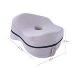 Cuscino per ginocchia traspirante con memoria a forma di mela per modellare le gambe, Apple Pillow Grey, Apple Pillow Lake Blue