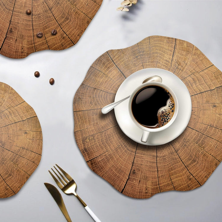 2 pezzi di tovagliette in legno per stoviglie, decorazione per tazza da tè a forma di loto, Table Mats 1