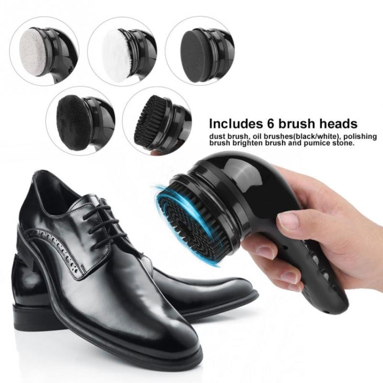 Lustrascarpe elettrico ricaricabile tramite USB Lavascarpe in pelle portatile multifunzionale per la cura della lustrascarpe