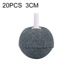 Acquario Bolla di ossigeno Pietra Piastra di gas Testa di ossigenazione Tavolo di sabbia Disco di ossigeno Pietra di gas, 20 PCS 3cm Bubble Stone, 5 PCS 4cm Bubble Tray, 3 PCS 6cm Bubble Tray, 2 PCS 8cm Bubble Tray, 2 PCS 10cm Bubble Tray              ...