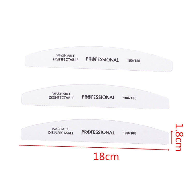 Set 4 pezzi carta vetrata per lima unghie manicure