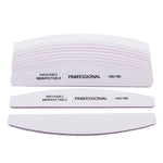 Set 4 pezzi carta vetrata per lima unghie manicure