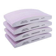 Set 4 pezzi carta vetrata per lima unghie manicure