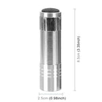 Mini lampada UV torcia a LED per asciuga unghie da 2 pezzi portatile per asciugatrice rapida per gel per unghie