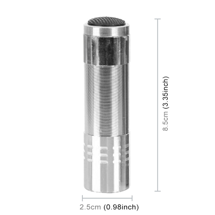 Mini lampada UV torcia a LED per asciuga unghie da 2 pezzi portatile per asciugatrice rapida per gel per unghie