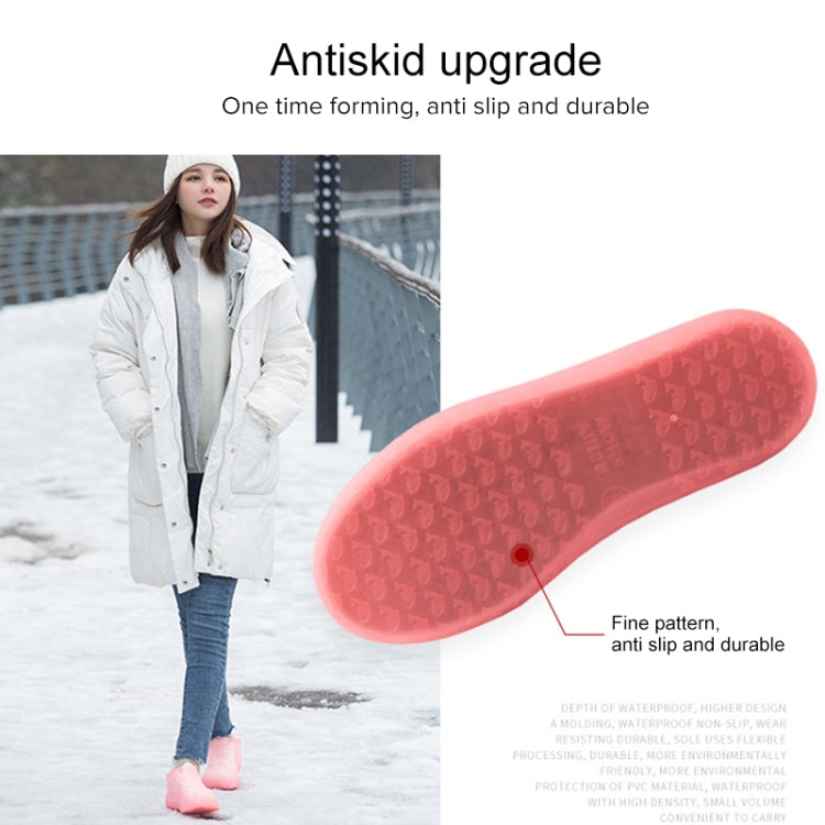 Copriscarpe in PVC impermeabile riutilizzabile antiscivolo per stivali da pioggia portatili, 31, 32, 33, 34, 35, 36, 37, 38, 39, 40, 41, 42, 43, 44, 45, 46
