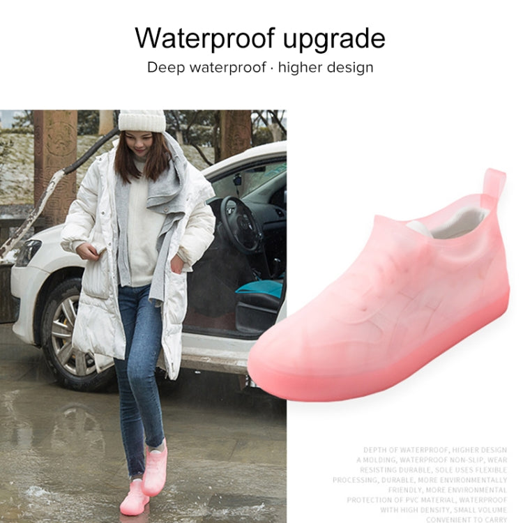Copriscarpe in PVC impermeabile riutilizzabile antiscivolo per stivali da pioggia portatili, 31, 32, 33, 34, 35, 36, 37, 38, 39, 40, 41, 42, 43, 44, 45, 46