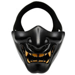 WosporT Maschera tattica a mezza faccia con smorfia per feste di ballo di Halloween