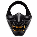 WosporT Maschera tattica a mezza faccia con smorfia per feste di ballo di Halloween
