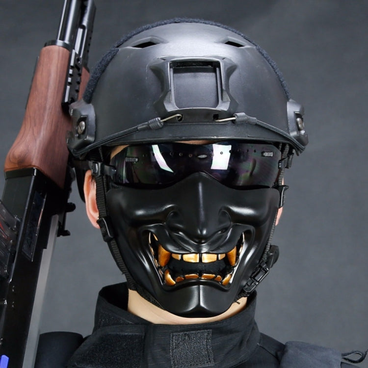 WosporT Maschera tattica a mezza faccia con smorfia per feste di ballo di Halloween