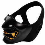 WosporT Maschera tattica a mezza faccia con smorfia per feste di ballo di Halloween