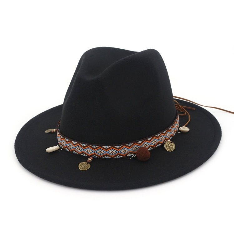 Cappelli jazz da donna Cappelli di lana stile Boemia per la spiaggia primaverile estiva