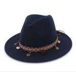 Cappelli jazz da donna Cappelli di lana stile Boemia per la spiaggia primaverile estiva