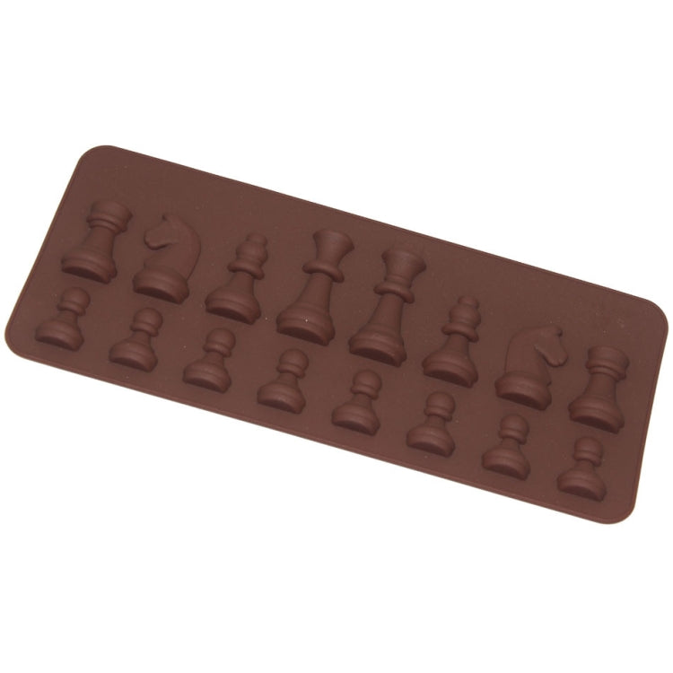 Stampo per cioccolato a scacchi in silicone Stampo per sapone allo zucchero di roccia, Chess Shape