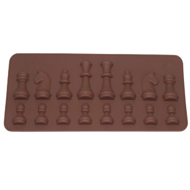 Stampo per cioccolato a scacchi in silicone Stampo per sapone allo zucchero di roccia, Chess Shape