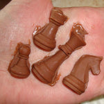 Stampo per cioccolato a scacchi in silicone Stampo per sapone allo zucchero di roccia, Chess Shape