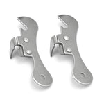 Attrezzo da cucina multifunzionale apribottiglie in acciaio inossidabile da 2 pezzi, Stainless Steel Bottle Opener