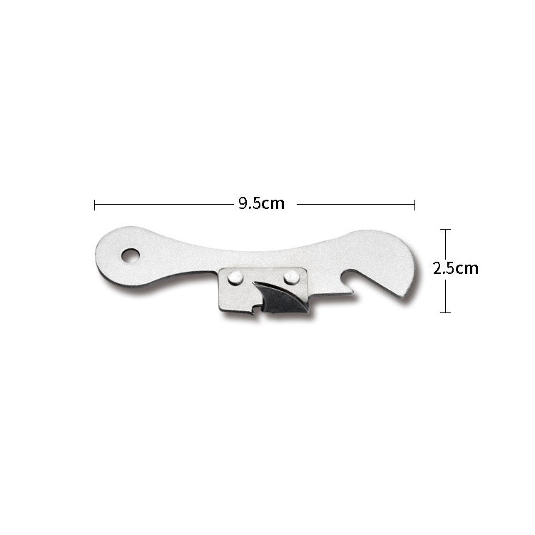 Attrezzo da cucina multifunzionale apribottiglie in acciaio inossidabile da 2 pezzi, Stainless Steel Bottle Opener