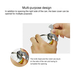 Attrezzo da cucina multifunzionale apribottiglie in acciaio inossidabile da 2 pezzi, Stainless Steel Bottle Opener