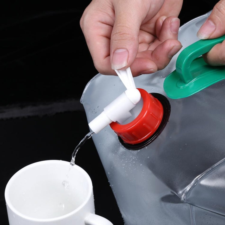 Attrezzatura da campeggio per borsa da bere pieghevole in PVC da 2 pezzi da 20 litri, 20L