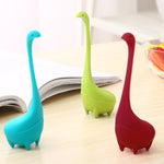 Infusore per dinosauri da cucina in PP per uso alimentare Forma del mostro di Loch Ness Resistenza al calore totale Filtri per tè Utensili per caffè