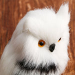 Decorazione natalizia regalo di Natale con gufo di simulazione da 2 pezzi, Simulation Owl