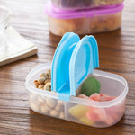 Contenitore per il pranzo Contenitore per alimenti in plastica Portatile da campeggio Picnic Contenitore per frutta pieghevole Contenitore per microonde
