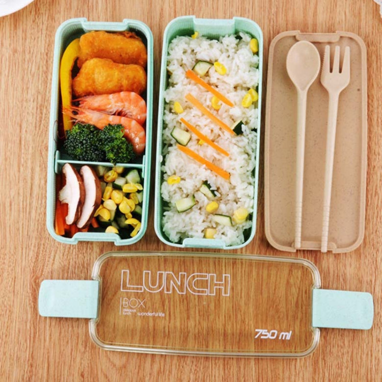 Contenitore per alimenti Bento Box da 900 ml a 3 strati Contenitore per alimenti in materiale di paglia di grano Contenitore per stoviglie per microonde
