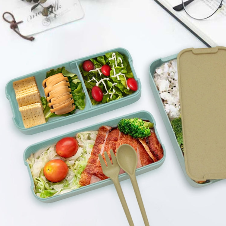 Contenitore per alimenti Bento Box da 900 ml a 3 strati Contenitore per alimenti in materiale di paglia di grano Contenitore per stoviglie per microonde