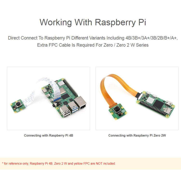 Waveshare per modulo fotocamera Raspberry Pi 3, alta risoluzione, messa a fuoco automatica 12MP, IMX708, FOV opzionale, 23943, 23943