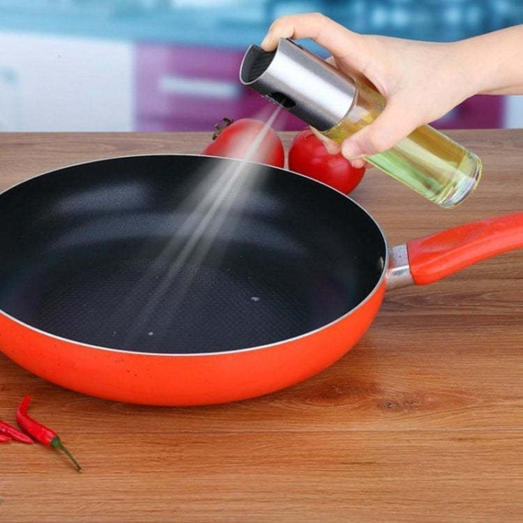 Dispenser per olio per bottiglia di aceto e salsa di olio con pompa per olive in vetro da 2 pezzi in acciaio inossidabile