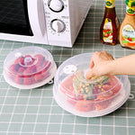 Frigorifero trasparente da cucina Coperchio sigillato per la conservazione del fresco Forno a microonde Coperchio riscaldante Coperchio impilabile per ciotola fresca, Small, Large