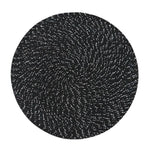 Tovaglietta tessuta ovale rotonda in PP da 2 pezzi, Diameter 36cm, Diameter 18cm