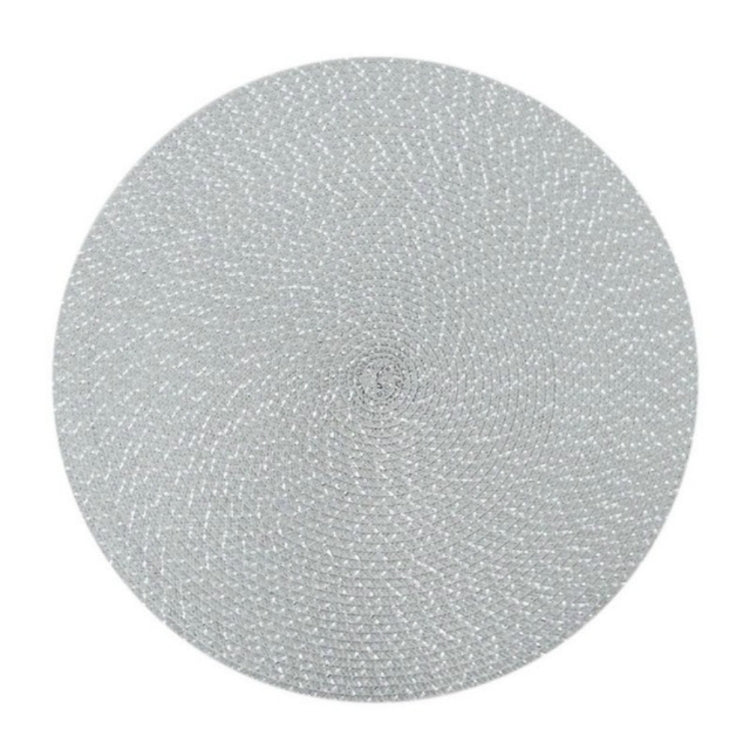 Tovaglietta tessuta ovale rotonda in PP da 2 pezzi, Diameter 36cm, Diameter 18cm