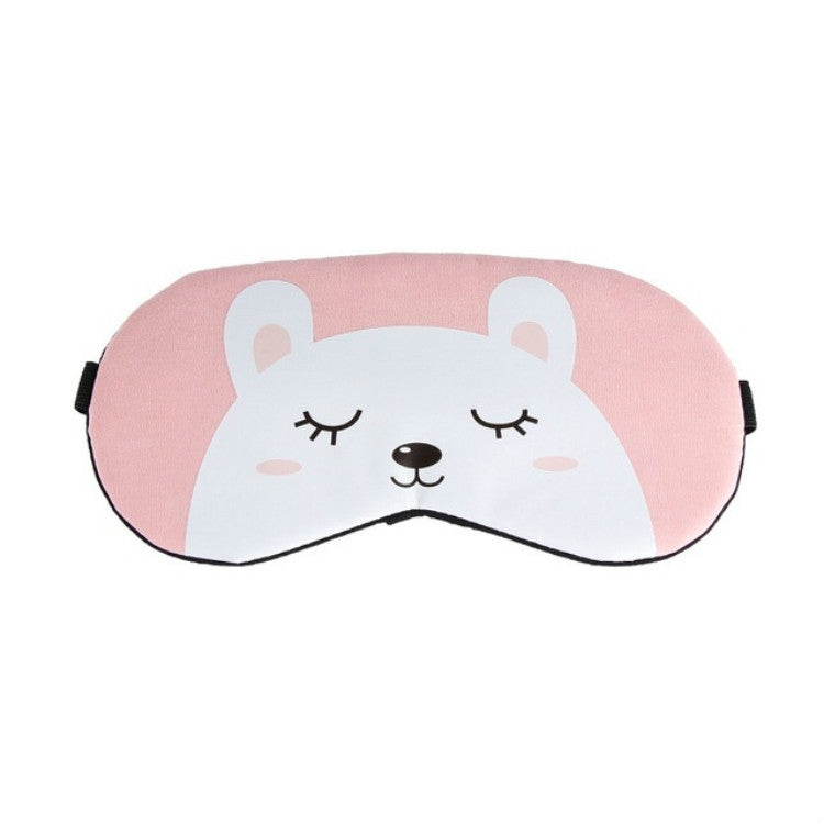 Maschera per gli occhi per il sonno carino animale del fumetto Copertura per la visiera Massaggio Rilassa la maschera per gli occhi