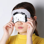 Maschera per gli occhi per il sonno carino animale del fumetto Copertura per la visiera Massaggio Rilassa la maschera per gli occhi