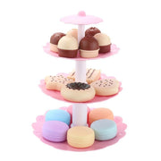Giocattolo alimentare per bambini Torta per bambini Dessert Torre Set da tè per feste Finta giochi di ruolo Giocattoli alimentari, Cake Desserts