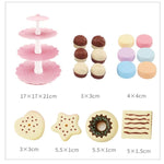 Giocattolo Torre di Dolci per Bambini Set da Tè Finto