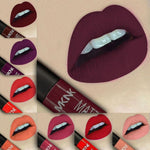 Rossetto liquido impermeabile sexy Lucidalabbra opaco Velluto Rossetto a lunga durata Cosmetico per il trucco