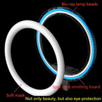 Luce anello LED dimmerabile 14" con clip smartphone e treppiede