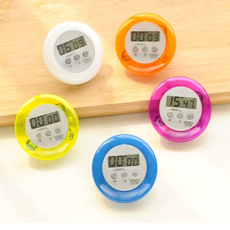 Sveglia da cucina con timer per conto alla rovescia digitale magnetico rotondo, supporto per sveglia, timer da cucina, Round Digital Countdown Timer, Digital Timer, Round Timer