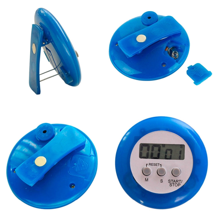 Sveglia da cucina con timer per conto alla rovescia digitale magnetico rotondo, supporto per sveglia, timer da cucina, Round Digital Countdown Timer, Digital Timer, Round Timer