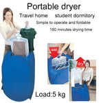 Mini asciugatrice portatile pieghevole per installazione gratuita, Mini Clothes Dryer